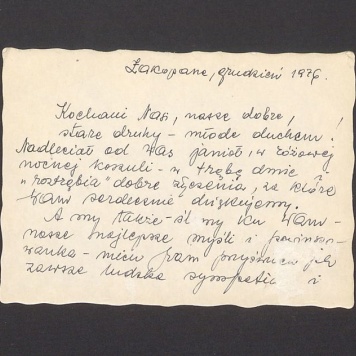 Kochani Nasi, nasze dobre, stare druhy [...]