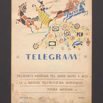 Telegram. Najserdeczniejsze życzenia najlepsze myśli [...]