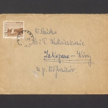 Koperta, nad. B. Sandler