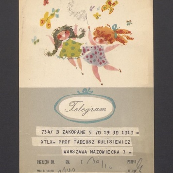 Telegram. Najserdeczniejsze życzenia przesyłają [...]