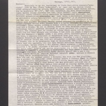 Kochani: Właściwie to my się dopisujemy do listu Hani [...]