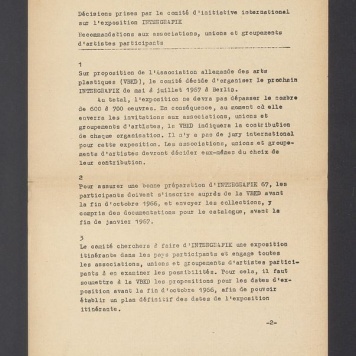 Decisions prises par le comite d'initiative international [...]