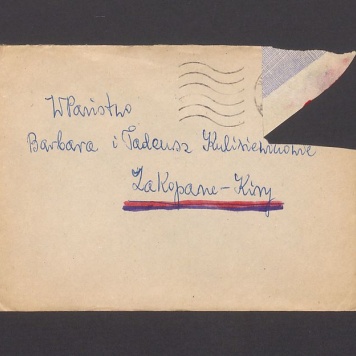 Koperta, nad. Hania Sandler