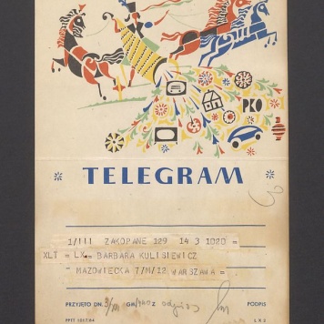 Telegram. Jak najlepsze życzenia i ucałowania [...]