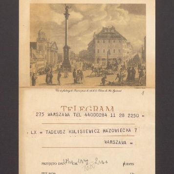 Telegram. Dużo dobrych życzeń [...]