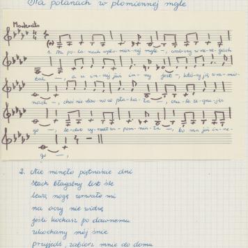 Na polanach w płomiennej mgle