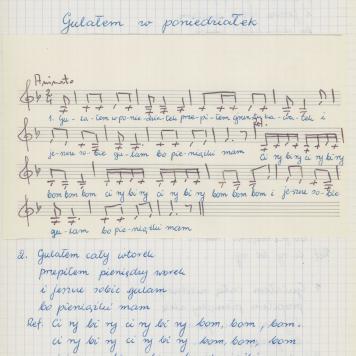 Gulałem w poniedziałek