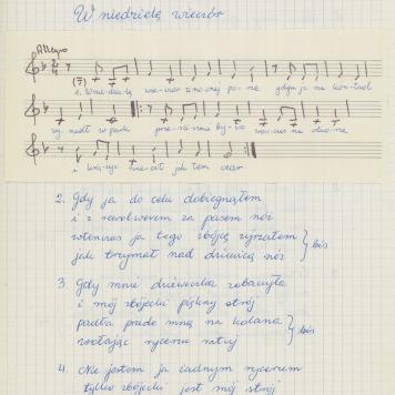 W niedzielę wieczór