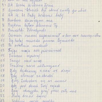 Szlagiery śpiewane w okresie międzywojennym