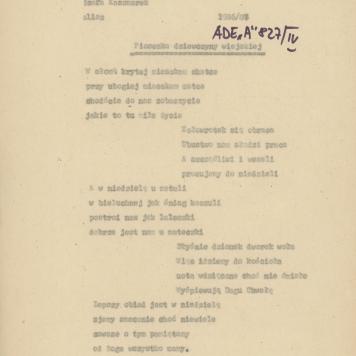 Piosenka dziewczyny wiejskiej