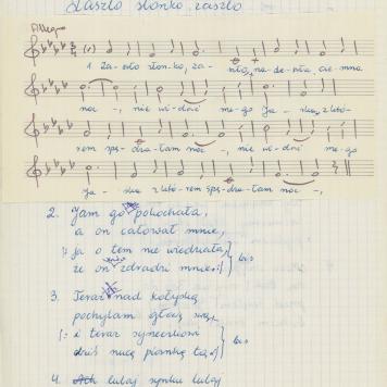 Zaszło słonko zaszło