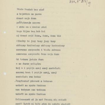 Idzie Maciek bez wieś