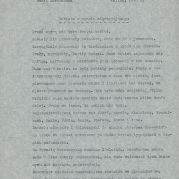 Kobieta w czasie międzywojennym