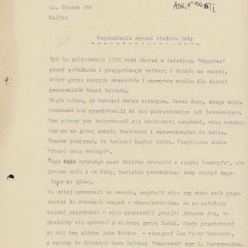 Wspomnienia sprzed siedmiu laty