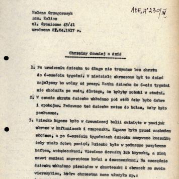 Chrzciny dawniej a dziś