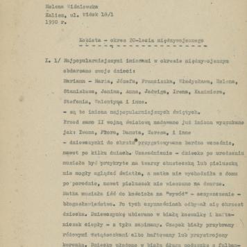 Kobieta - okres 20-lecia międzywojennego