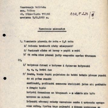 Karmienie niemowląt