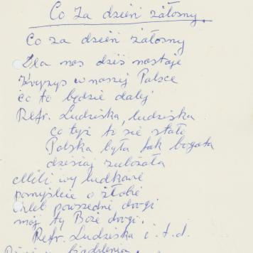 Co za dzień żałosny