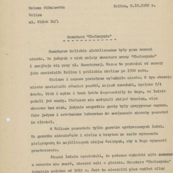 Cmentarz "Cholerynka"