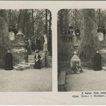 Ruiny w parku miejskim, Kalisz