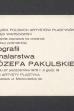 Zaproszenie na otwarcie wystawy litografii i malarstwa Józefa Pakulskiego