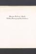 Koperta, nad. Minister Kultury i Sztuki Polskiej Republiki Ludowej