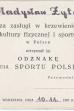 Legitymacja do odznaki „100-lecie SPORTU POLSKIEGO”