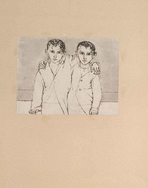 Portret dwóch chłopców