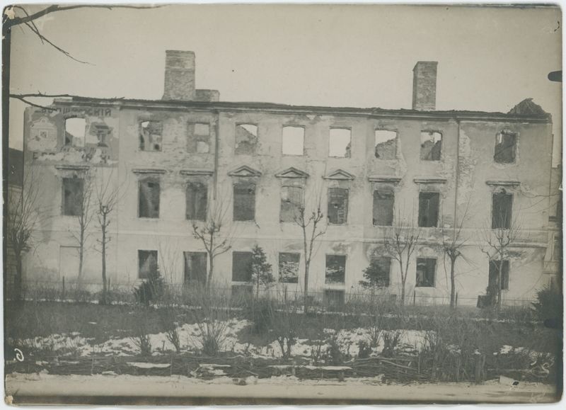 Ruiny zburzonego Kalisza