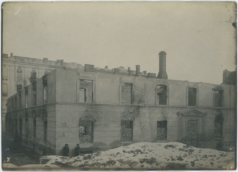 Ruiny zburzonego Kalisza