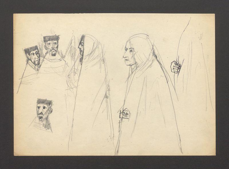 Szkice kobiet i mężczyzn