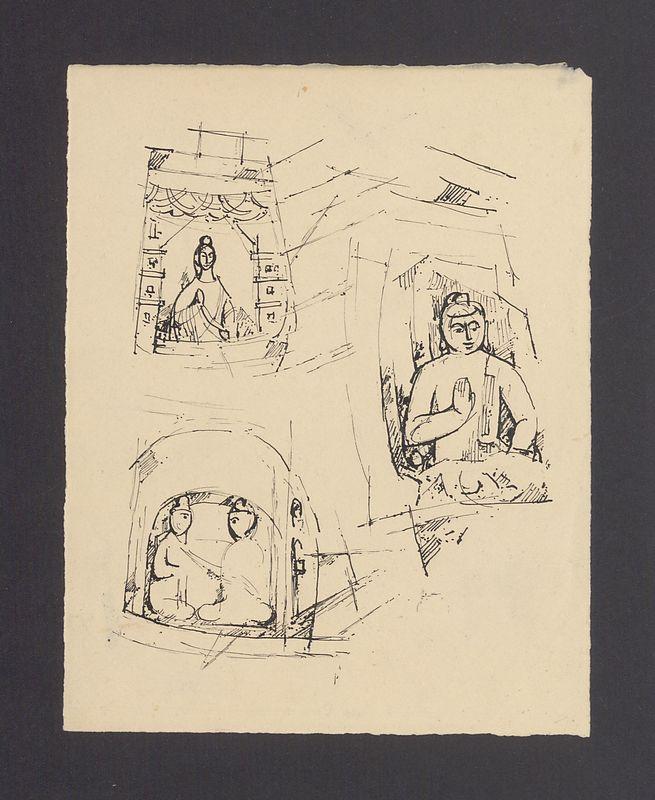 Szkice ołtarzy hinduskich