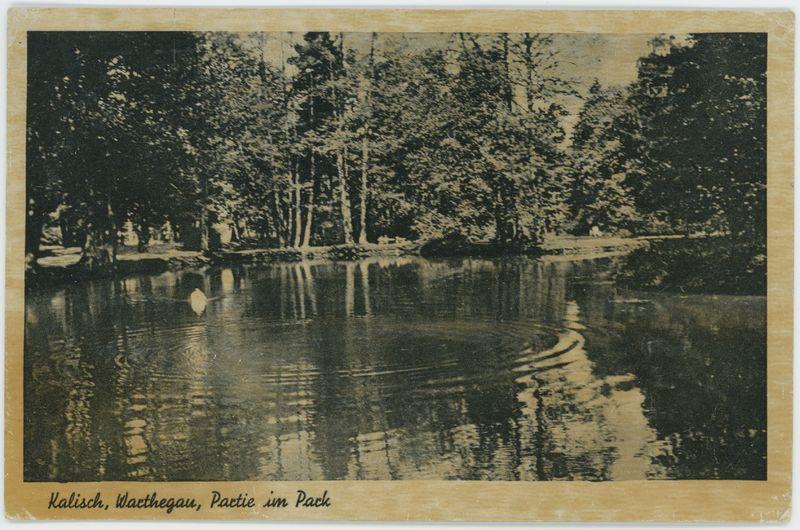Warthegau, Partie im Park, Kalisz
