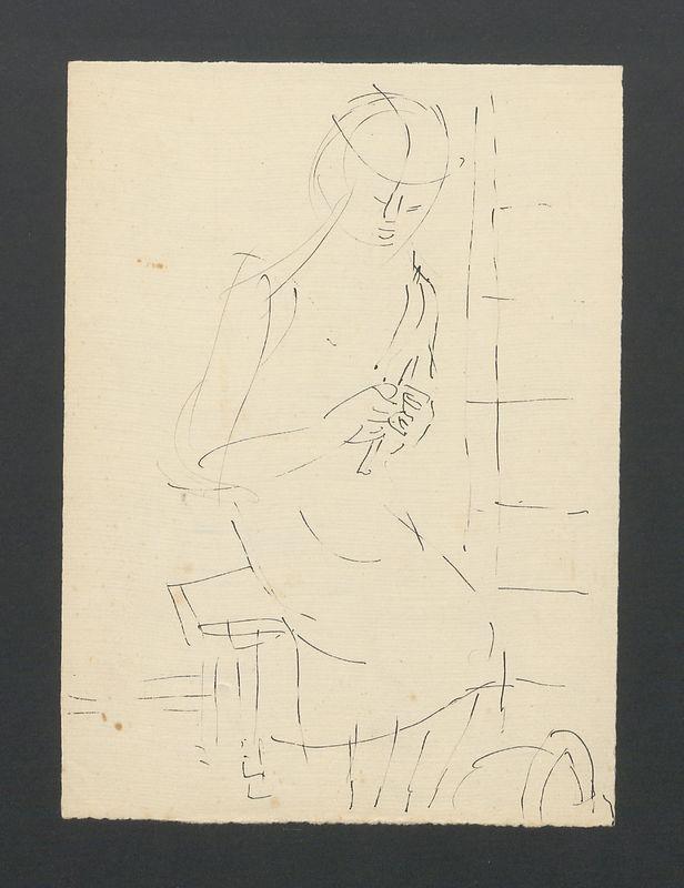 Kobieta przy pracach domowych