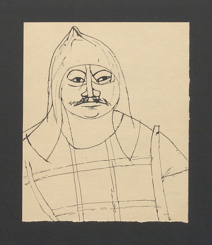 Ilustracja do inscenizacji Bertolda Brechta (?)