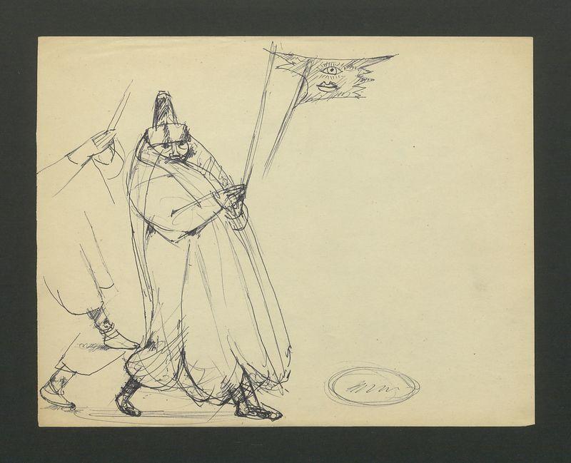 Szkic do inscenizacji Bertolda Brechta (?)