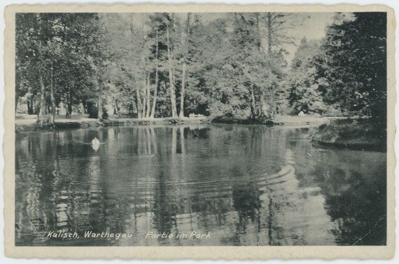 Warthegau Partie im Park, Kalisz