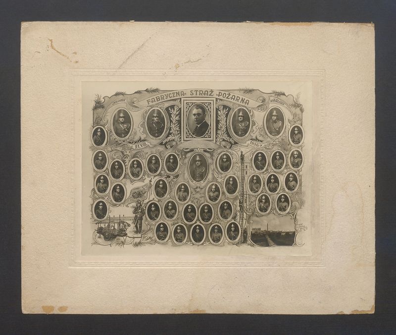 Fabryczna Straż Pożarna w Kaliszu 21. VIII. 1936