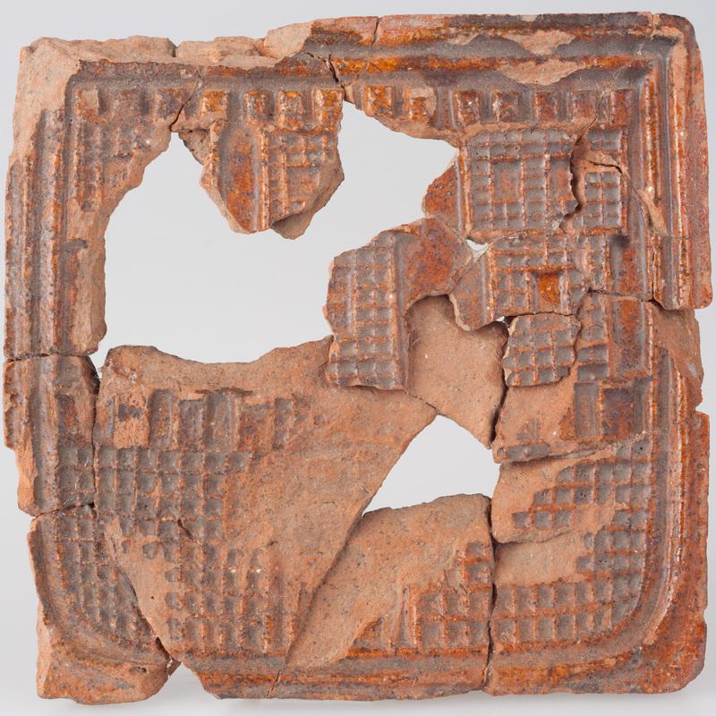 Kafel z herbem Grzymała