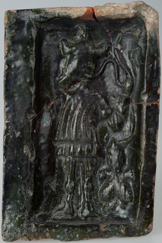 Kafel z postacią króla