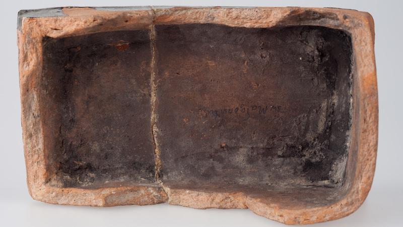 Kafel z wyobrażeniem św. Małgorzaty Antiocheńskiej