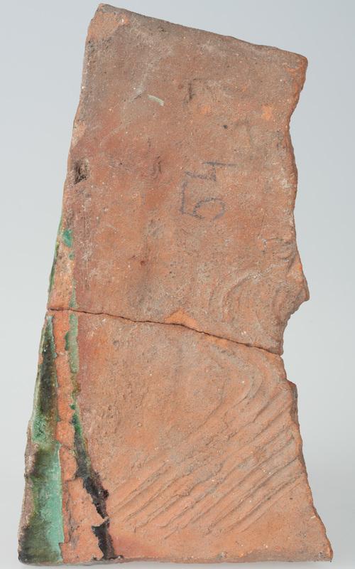 Kafel z herbem arcybiskupa Jana Gruszczyńskiego