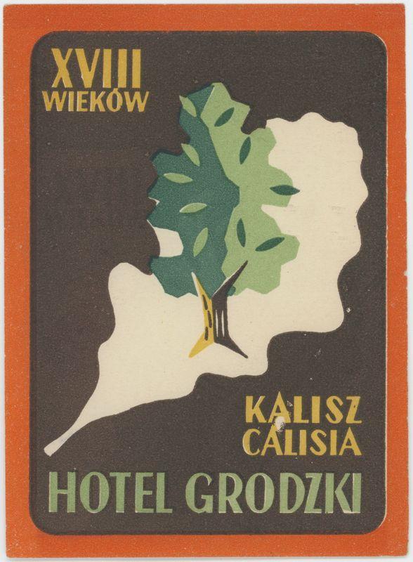 Ulotka reklamowa Hotelu Grodzkiego w Kaliszu