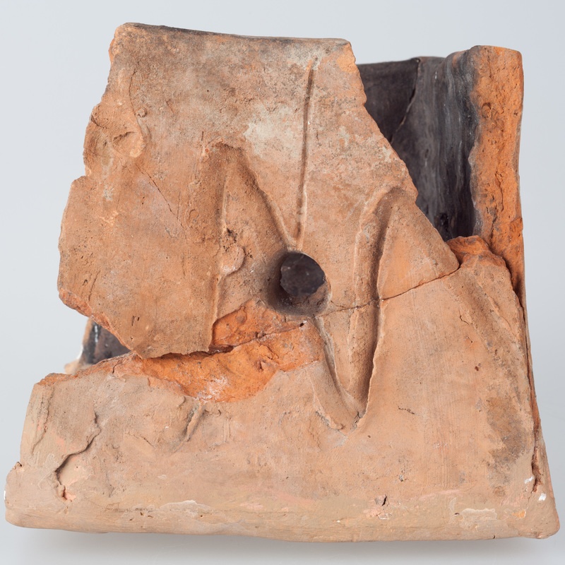 Kafel z wyobrażeniem księcia i błazna