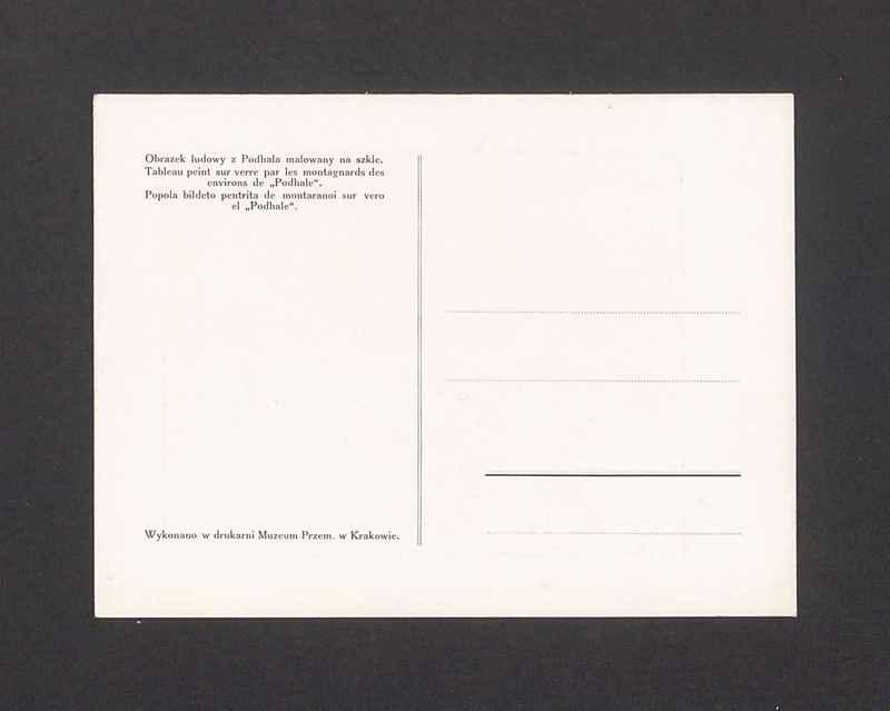 Obrazek ludowy z Podhala