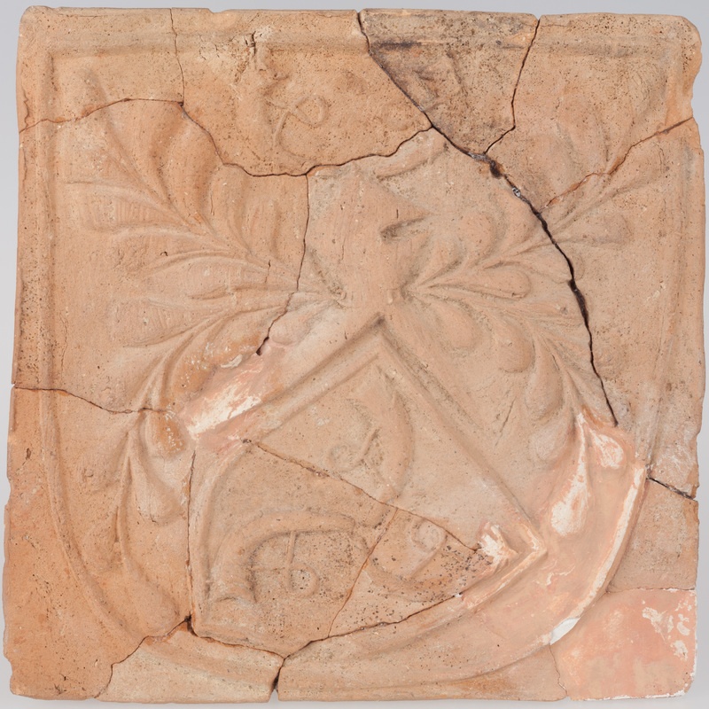 Kafel z herbem Trąba