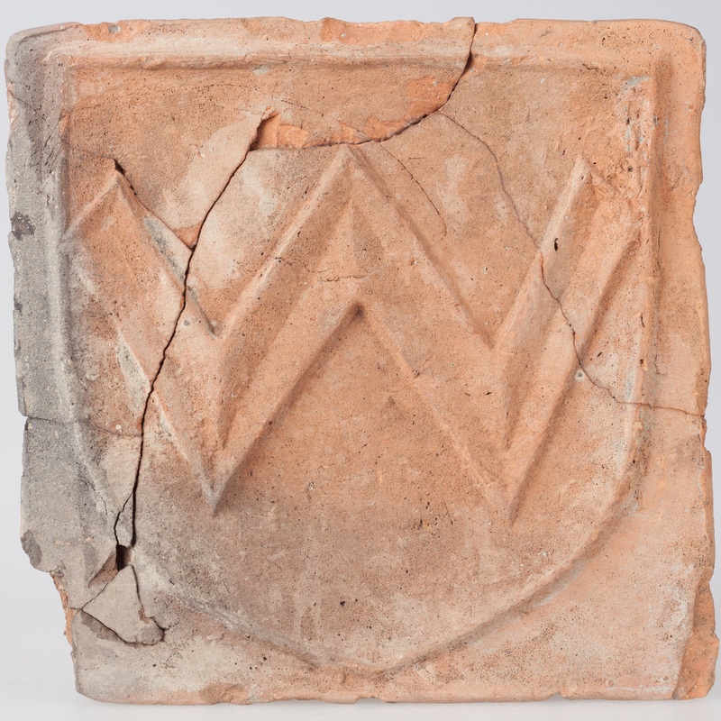 Kafel z herbem Awdaniec