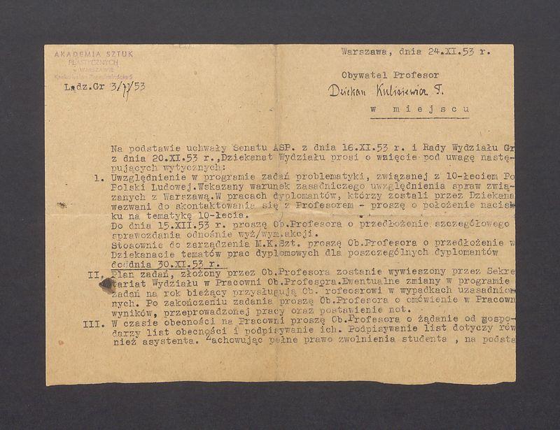 Wytyczne z Uchwały Senatu