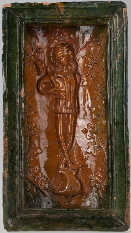 Kafel z wizerunkiem młodzieńca