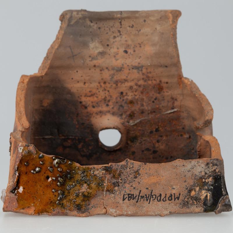 Kafel z rycerzem i herbem Orzeł